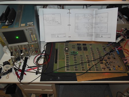 Star Wars PCB on the bench