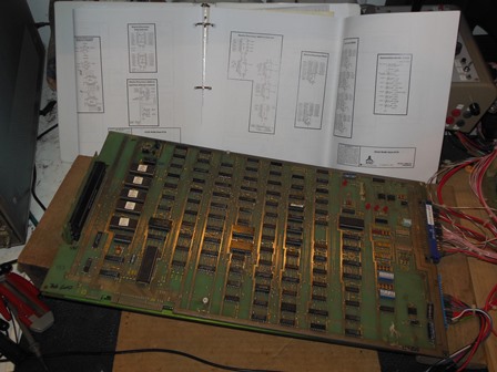 Star Wars main PCB on the bench