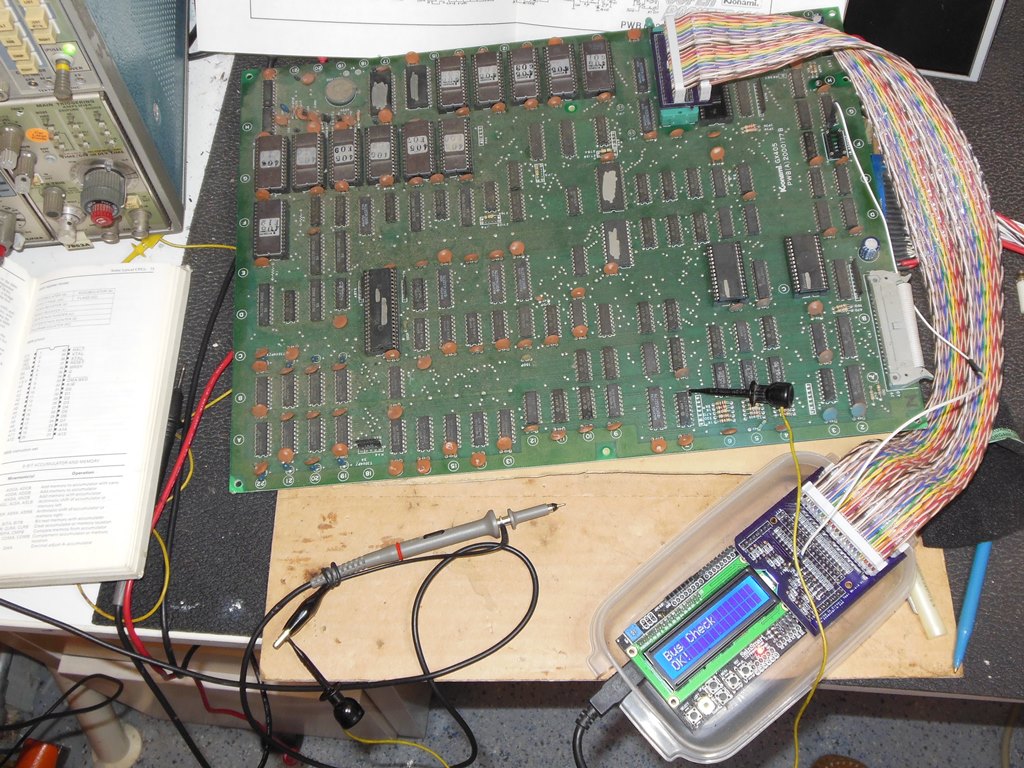 Konami Super Basketball with Arduino ICT - 6809E