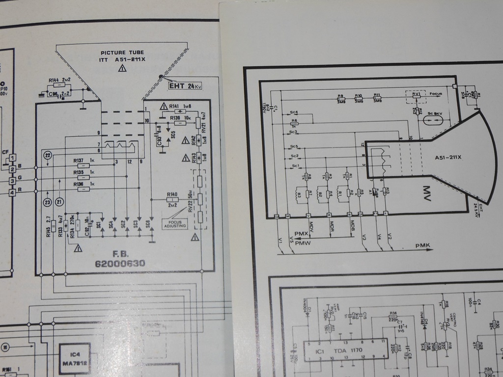 Hantarex MTC-900 & MTC-90 neck schematic