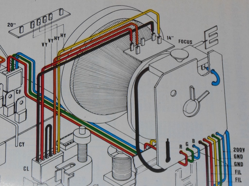 Hantarex MTC-900 Yoke Wiring
