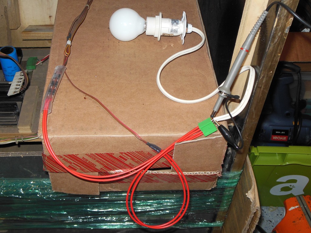 143VAC to 130VAC adaptor test