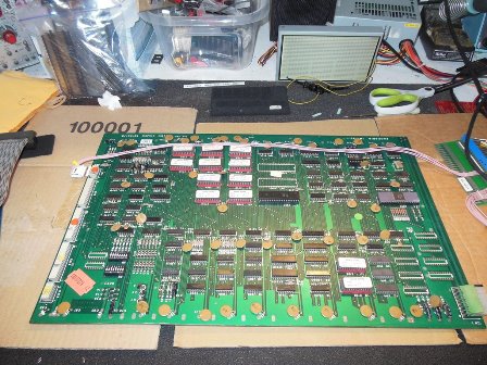 Zaccaria Astro Wars game PCB