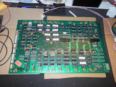 Zaccaria Astro Wars game PCB fixed