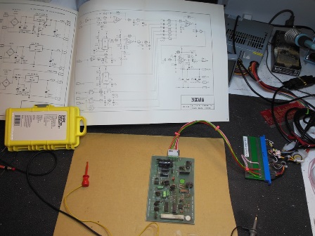Sound PCB on the bench