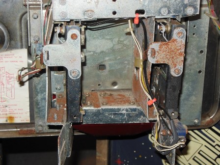 Button wiring neat and tidy