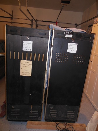 Repro back door fitted & side-by-side with an original