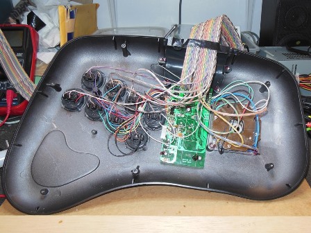 Ribbon cable wired in