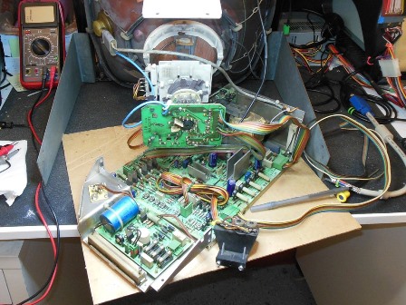 Hantarex MTC-900 FB chassis power supply repair