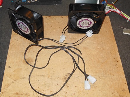 Fan cabling preparation