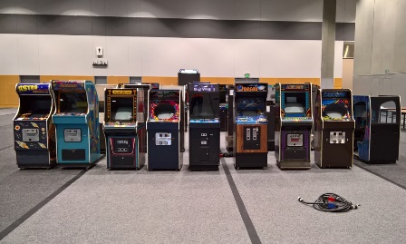 Zaccaria games at the Northwest Pinball and Arcade Show