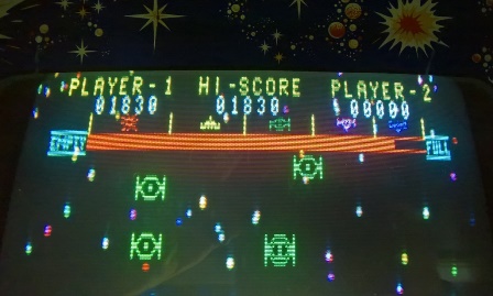 Zaccaria Astro Wars game, top