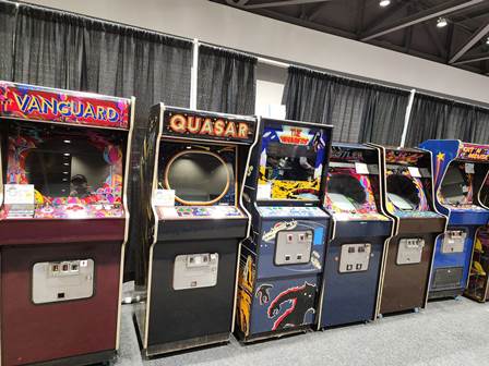 Zaccaria games at the Northwest Pinball and Arcade Show