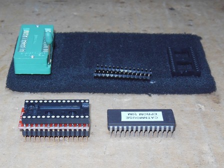 C64 PLA adaptor assembled for Cat'n Mouse