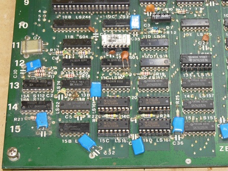 Cat'n Mouse main PCB replacement video counters