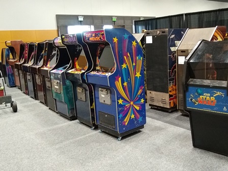 Zaccaria games at the Northwest Pinball and Arcade Show