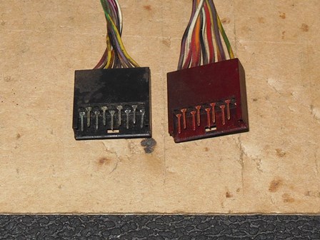 Control panel connector