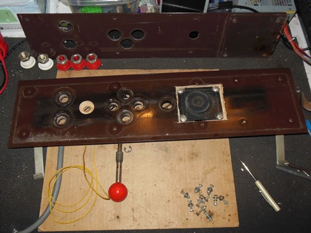 Hacked control panel, top