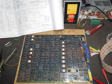 Falcon Crazy Kong game PCB