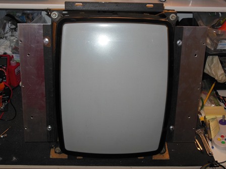 Vertical spacers installed