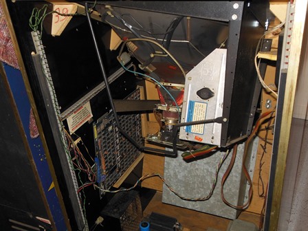 Monitor mounted, back