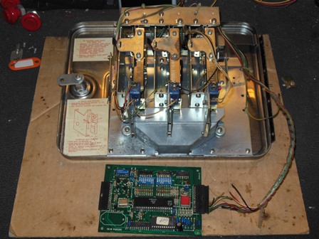 Door assembly on the bench