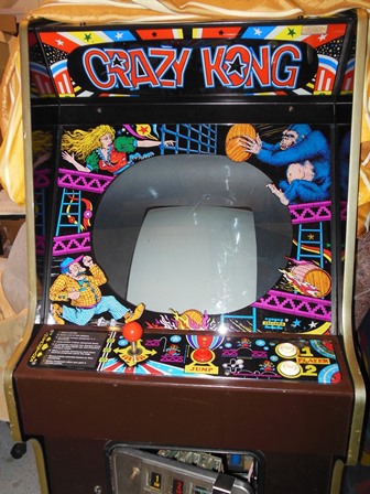 Zaccaria Crazy Kong monitor glass & marque