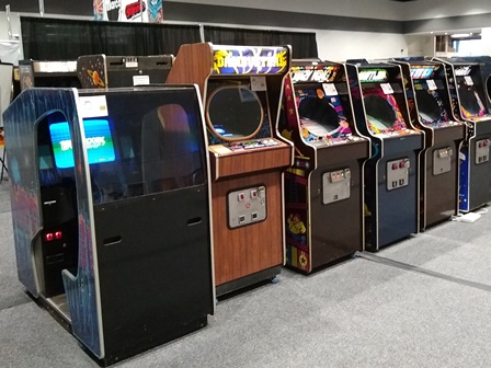 Zaccaria games at the Northwest Pinball and Arcade Show
