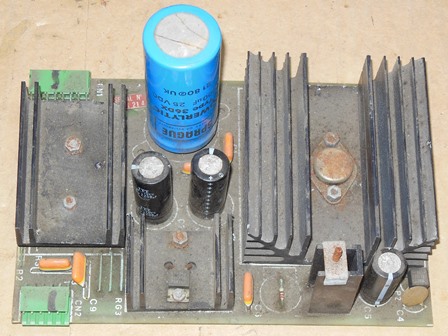 Zaccaria 1B1126 PCB - before cleaning