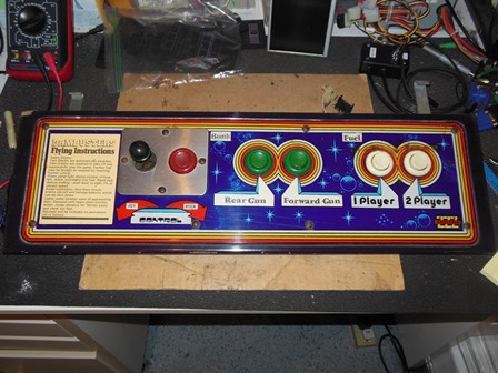 Control panel, front