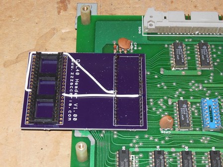 DIL40 header finished