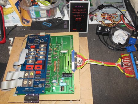 Dambusters PCB with DIL 40 header, running