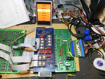 Dambusters JAMMA adaptor, testing