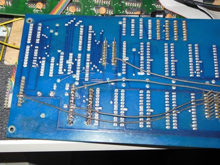 Dambusters daughter PCB, RAM socket