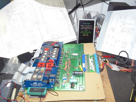 Dambusters game PCB with Dallas RAM