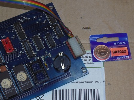 Dambusters daughter PCB, CR2032