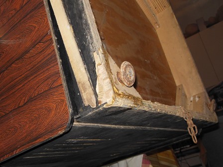 Base side wall damage