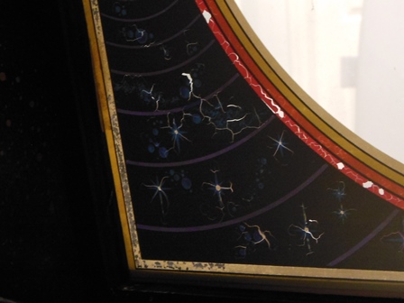 Monitor glass flaking - front