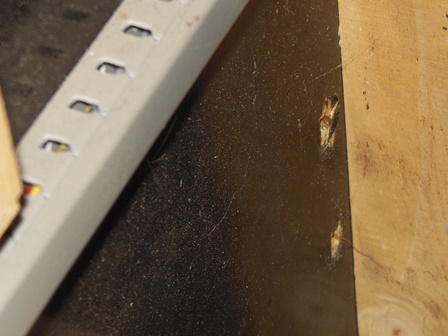 Hidden lock bar holes