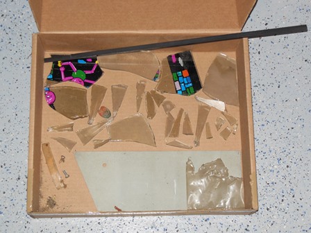 Fitter cabinet debris