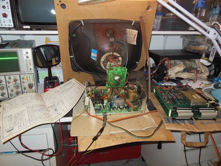 Hantarex MTC-900 on the bench, as was