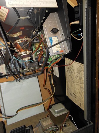 Service outlet assembly installed