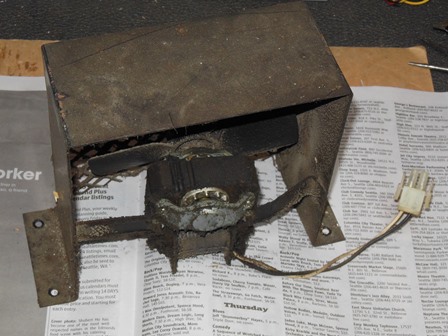 Fan, before cleaning