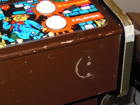 T-molding seam & coloured spackle