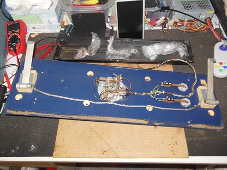 Zaccaria Frogger control panel - back, open