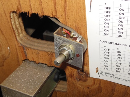 Volume control potentiometer