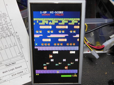 Frogger graphics fault