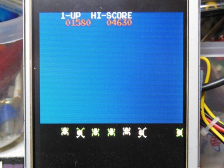 Frogger sprite fault