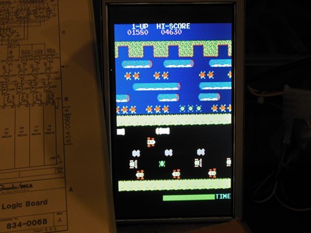 Frogger graphics problems