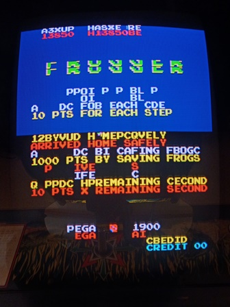 Frogger graphics issues